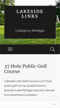 Mobile Screenshot of lakesidelinks.com